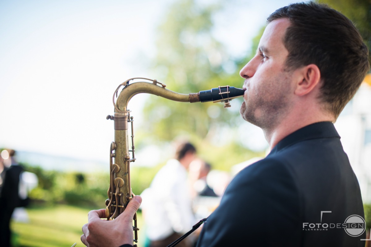 Eine Jazzband für die Hochzeit in Glücksburg