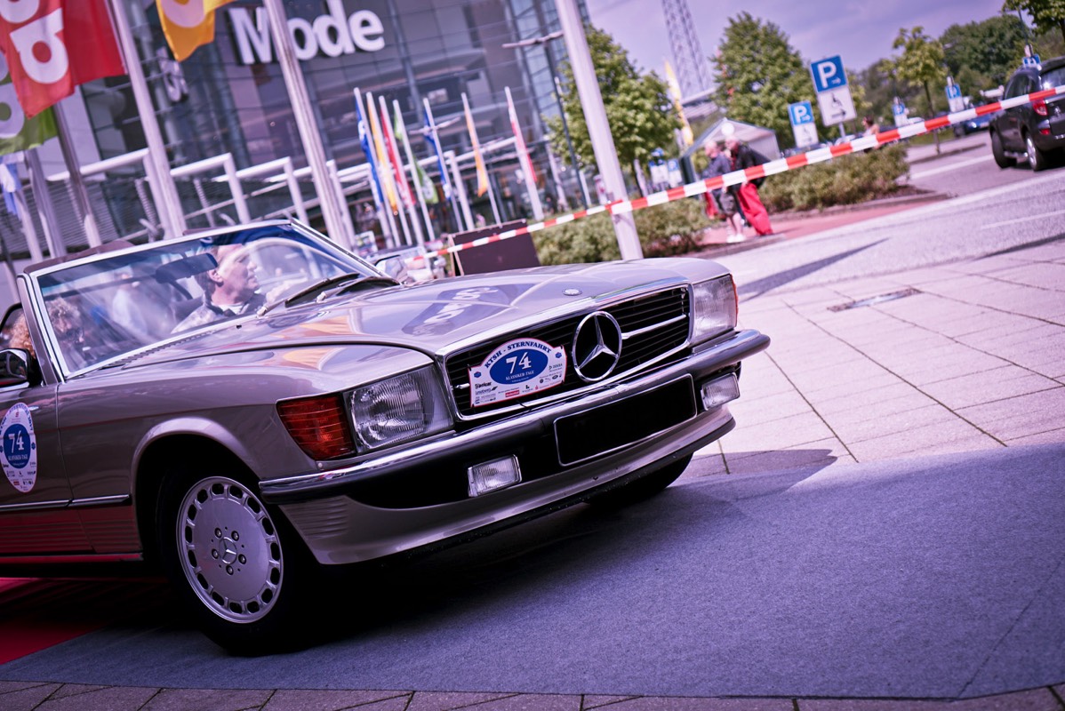 Live-Musik für die Oldtimer-Show